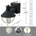 thumbnail image 6 of Farm House Barn Wall Sconce with GFCI outlet 2 pack(ONLY 1 with outlet), 6 of 9