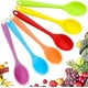 thumbnail image 1 of 6 Pieces Small Multicolored Silicone Spoons Nonstick Kitchen Spoon Silicone Serving Spoon Stirring Spoon For Kitchen Cooking Baking Stirring Mixing To, 1 of 5