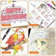thumbnail image 7 of Dual Markers Brush Pens , Panbear 100 Color Art Markers Christmas Gifts for Adults , Double Tip Colored Pen for Adult Coloring Books Art Suppliers Office Supplies, 7 of 7