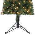 thumbnail image 6 of Home Heritage 7' Artificial PVC Corner Christmas Tree LED White Lights (2 Pack), 6 of 8