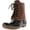 Black, variant on AXNY DYLAN Women's Lace Up Two Tone Combat Style Calf Rain Duck Boots