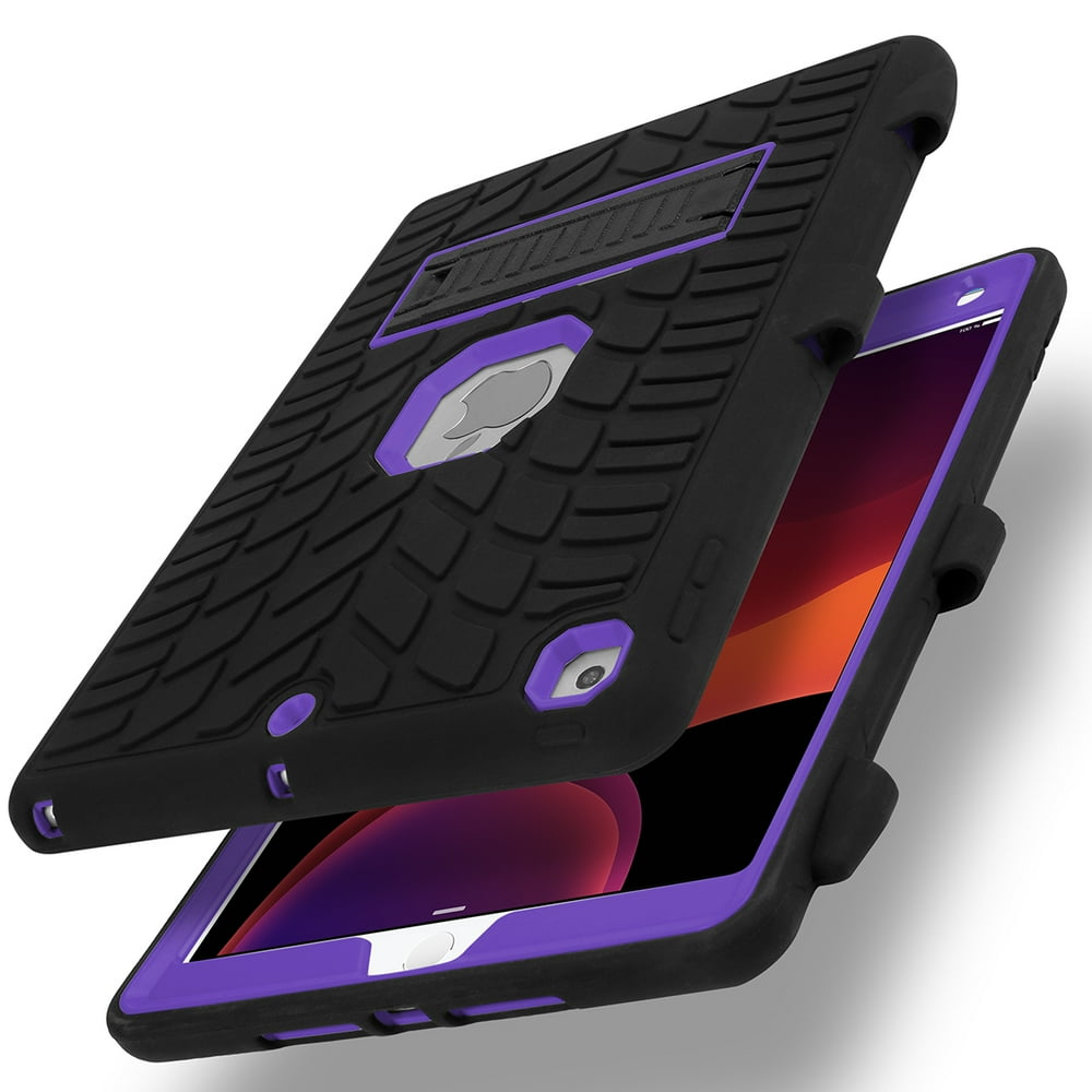 Bugatti Ipad Case Heavy Duty Shockproof Silicone Stand Case Cover for iPad 10.2" 2019