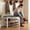 White and Gray, variant on LEDREM Shoe Bench with Cushion, 3-Tier Sturdy Entryway Shoe Rack Organizer, Black and Gray