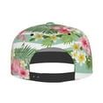 thumbnail image 4 of Fotbe Tropical Flamingo Flat Bill Visor Cap Classic Snapback Hat Polyester Foam Trucker Hat Trucker Cap Adjustable Baseball Cap, 4 of 9