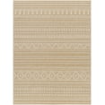 thumbnail image 2 of Hauteloom Kojo Living Room, Bedroom Patio Outdoor Area Rug - Brown, Gray - 2' x 3', 2 of 7