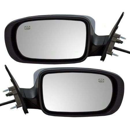 - Pair Set Power Side View Mirrors Heated Chrome Covers Replacement for Chrysler 300 57010337AJ 57010336AJ
