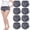 Light Gray, variant on 9 Pcs Reusable Incontinence Plastic Pants, Waterproof Leakproof Adult Diaper Cover for Mild to Moderate Incontinence, Breathable & Comfortable Pull-On Design for Daily Protection