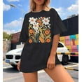 thumbnail image 3 of MOUSYA Womens Oversized Graphic Tshirt,Vintage Wildflower Shirt Boho Hiking T Shirt Nature Life Tee Summer Plant Tops, 3 of 7