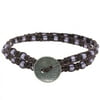 Beaded Macrame Wrap Bracelet (Brn & Purple) - Exclusive Beadaholique Jewelry Kit