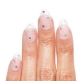 thumbnail image 4 of Chillhouse Chill Tips - French Press On Nails, Veil Drip, Almond Medium, White and Beige, 30 Fake Nails, 4 of 10