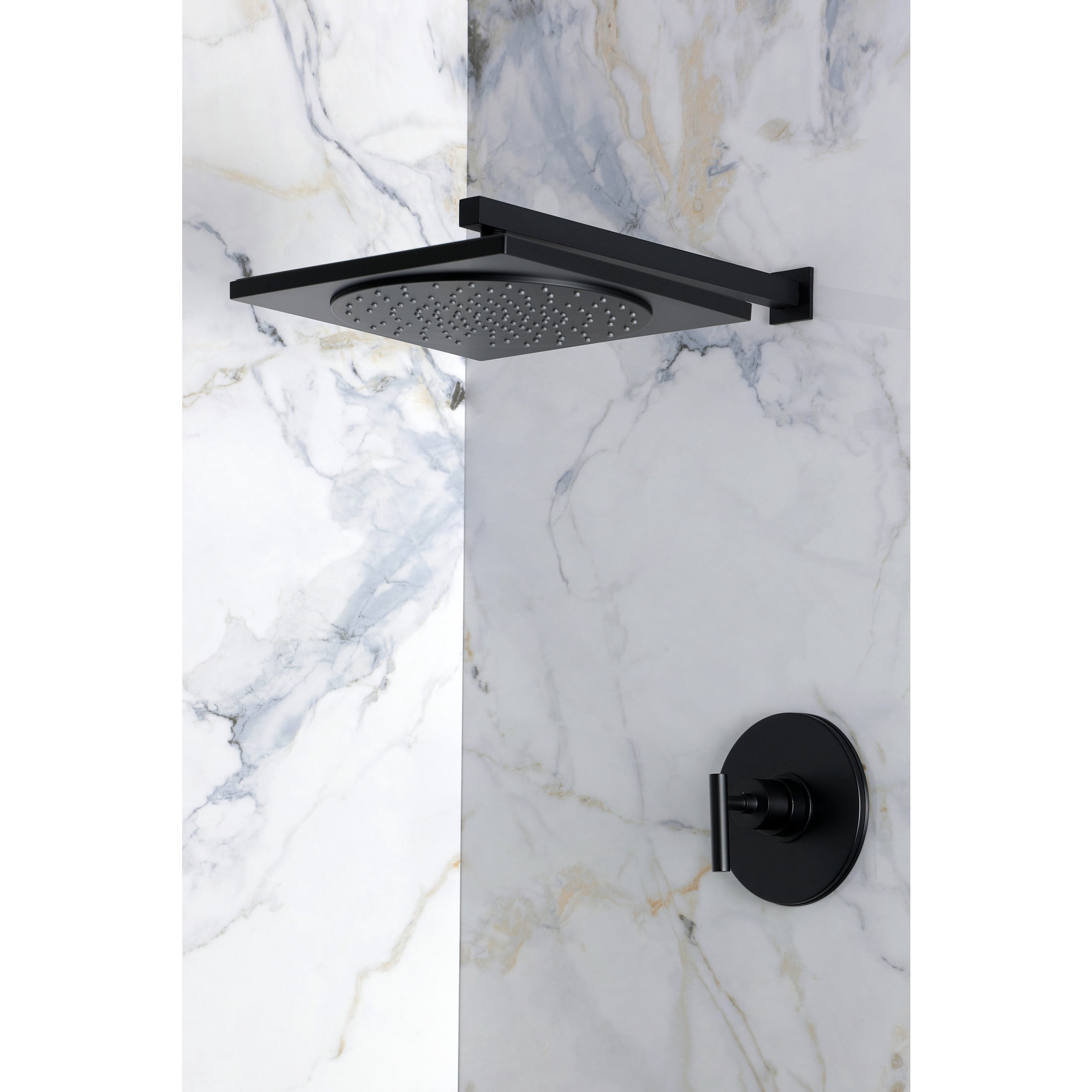 Kingston Brass KB8330CMLSO Manhattan Single-Handle Pressure Balanced Shower Faucet, Matte Black