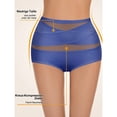 thumbnail image 4 of Xucatan Women's High Waisted Shapewear Panties, Hip Lift Crossband Tummy Control Underwear, Breathable Lightweight Ladies Body Shapers, Stretchy Nylon Feminine Briefs Gift, 4 of 5
