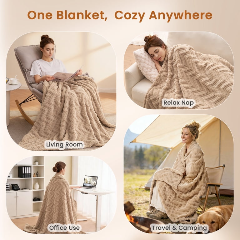 MARNUR Extra Large Throw Blanket 50" x 70" photo 7