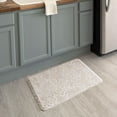 thumbnail image 4 of Damask Nouveau Tan Polyester Kitchen Mat 18x30, 4 of 5