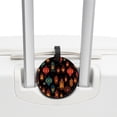 thumbnail image 3 of Ramadan Lantern Set of 2pcs PU Leather Round Suitcase Tags with Privacy Cover and Name ID Tag - Ideal for Travel Luggage, Handbags, Backpacks, School Bags, 3 of 6