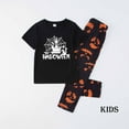 thumbnail image 6 of Shldybc Family Halloween Pjs Matching Sets 2-piece Halloween Pajamas Long Sleeve Sleepwear Jumpsuit Spiderweb Ghosts Pumpkin Skeleton Top and Pants Outfit Home wear Holiday PJS Set 10-11T Pajamas, 6 of 6