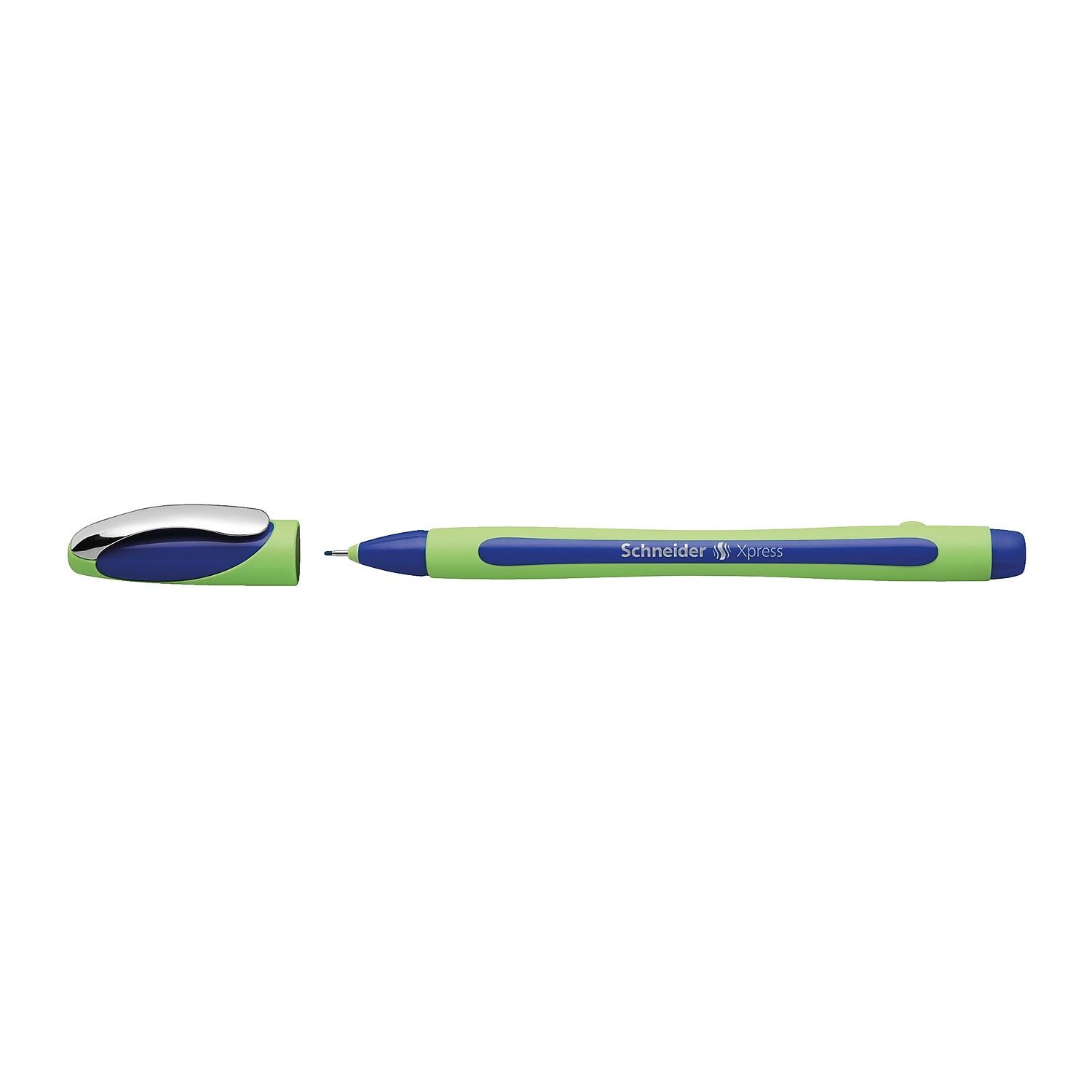 Stride Schneider Xpress Fineliner Pen 0.8mm Needle Tip Blue 10/Box 190003