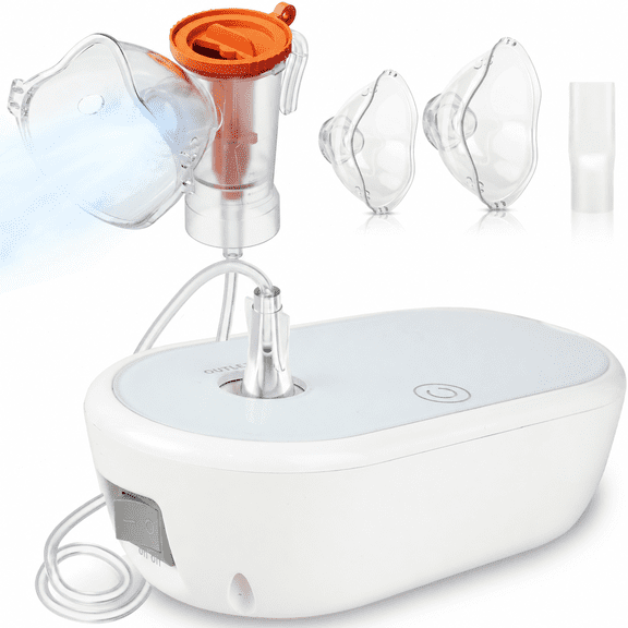 Portable Handheld Personal Respiratory Humidifier Spray Device Ultrasonic Steam Inhaler for Travel,Home,White