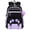 Purple, variant on 3-Piece Daily Carry Laptop Backpack Set with Insulated Lunch Bag and Pencil Pouch, Large Capacity Computer Bookbag, Lunch Waterproof Backpack for Women Men, Matching Stylish Bag Set