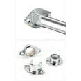 thumbnail image 3 of 4 Pack Closet Rod Socket Curtain Rod Wardrobe Rod Rail Brackets Flange Holders Closet Poles Rod End Supports Durable, 3 of 8