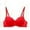 Red, variant on Women’s Push Up Lace Bra Comfort Padded Underwire Bra Lift Up Add One Cup