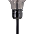 thumbnail image 3 of Benjara Febe 26" Table Lamp- Large Bulb Shade- Glass- Metal- Black Nickel, 3 of 7