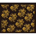 thumbnail image 1 of Self-adhesive decals with floral pattern, ultra-thin nail art stickers A085 gold, 1 of 1