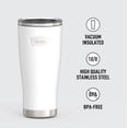 thumbnail image 2 of Vaso para bebidas frías THERMOS ICON SERIES 700 ml de acero inoxidable, 2 of 7