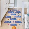 thumbnail image 3 of Inspirational Quotes Floor Decals 7 Sheets Motivational Hopscotch Game Floor Stickers Positive Saying Wall Decals Peel and Stick Wallpaper for Classroom School Kindergarten Children Kids Bedroom, 3 of 6