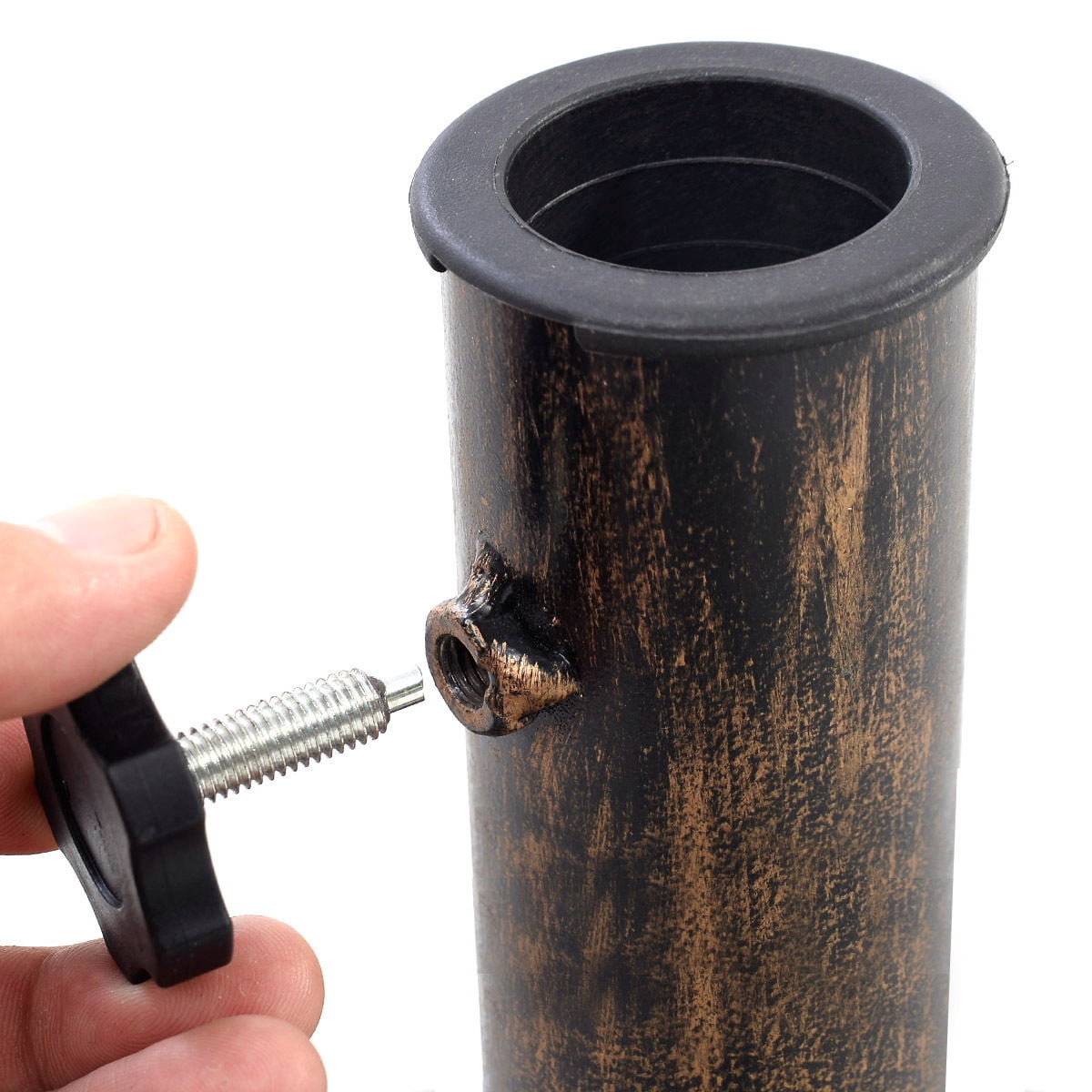Gymax 23 LBS Patio Outdoor Round Umbrella Base Stand Cast Iron