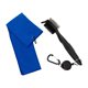 thumbnail image 1 of Toallas para golf, toalla para golf , de herramientas de cepillo con clip, regalos para golf para hombres y mujeres (toalla azul + kusrkot Cepillo para toallas de golf, 1 of 6