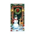 thumbnail image 2 of Hometravel Large Christmas Door Cover, Festive Seasonal Entryway Decoration, Holiday Theme Fabric Wall Hanging for Home and Party, 2 of 6