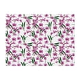 thumbnail image 4 of KLL Orchids Flowers Print Fleece Throw Blanket, Horizontal Fleece Bedding Cute Soft Blankets Comfy Fleece Flannel Plush Home Decor for Couch & Bed -40"x30", 4 of 9