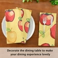 thumbnail image 6 of Napkin Satin Napkin 20*20Inchx6 Kitchen Towel Dinner Plate Towel Decorative Towel Napkin Tea Towel Suitable For Kitchen Table Red and Yellow Apple, 6 of 8