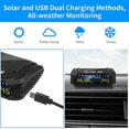thumbnail image 2 of Car Solar Digital Clock With Lcd Time Date In-car Temperature Display For Outdoor Personal Car Part, 2 of 5