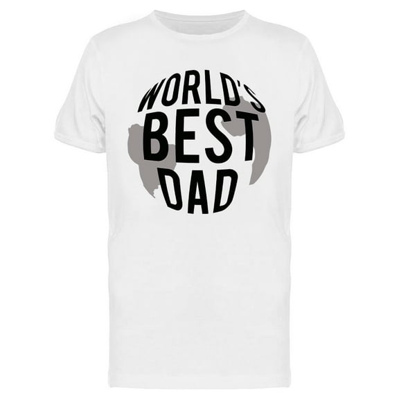 World's Best Dad  T-Shirt Men -Image by Shutterstock, Male Small