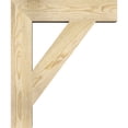 thumbnail image 3 of Ekena Millwork 4"W x 20"D x 24"H Traditional Block Rough Sawn Bracket, Douglas Fir, 3 of 25
