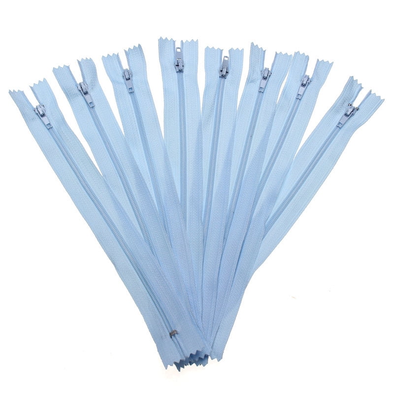 100PCS Coil Zippers Tailor Sewer Craft Nylon 23cm(9 Inch) Selflocking