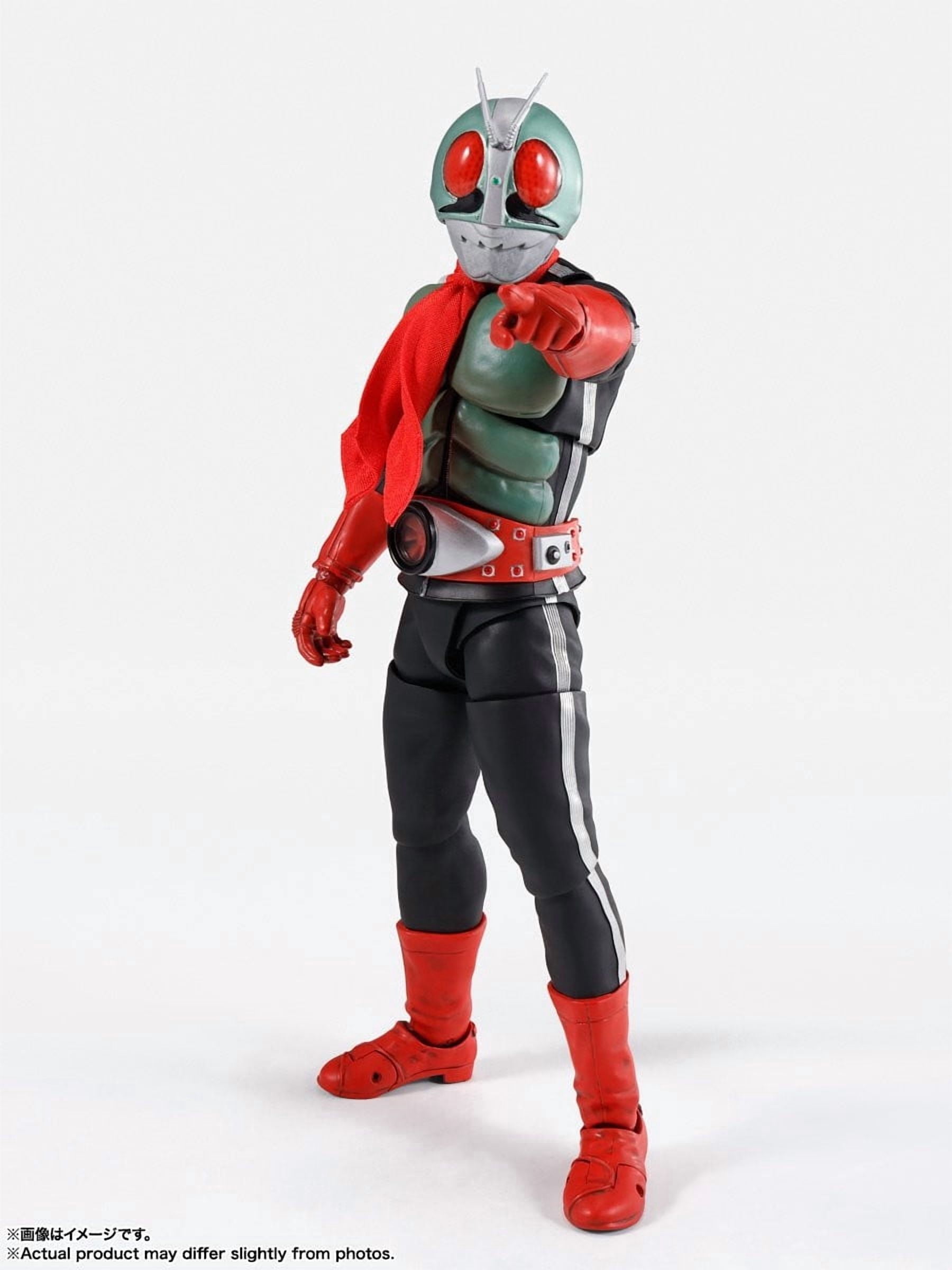 Bandai Tamashii Nations Masked (Kamen) Rider: Kamen Rider 2 Legendary Showa Masked Riders Edition (Shinkocchou Seihou) S.H.Figuarts Action Figure