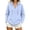 39Blue150, variant on XAOFW Cozy Hoodies For Women Solid Color Long Sleeve Hooded Sweatshirt Lightweight Loose Fit Pullover Hoodies With Pockets Breathable Top L
