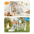 thumbnail image 5 of YUFU 4-in-1 Toddler Slide & Swing Set for Kids Age 1-3 with Basketball Playground Slide Indoor Outdoor Playset, 5 of 10