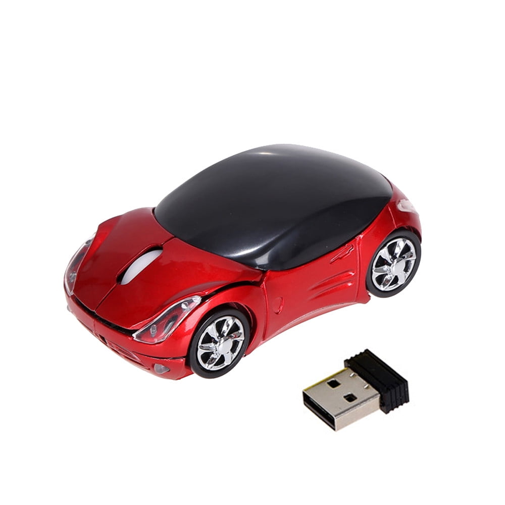2.4GHz 1200DPI Mini Wireless Optical Mouse USB Scroll Car Mice for Tablet Laptop 