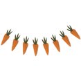 thumbnail image 1 of 1Pc Funny Easter Decorative Cloth Bunting Carrot Design Banner Party Supply, 1 of 8