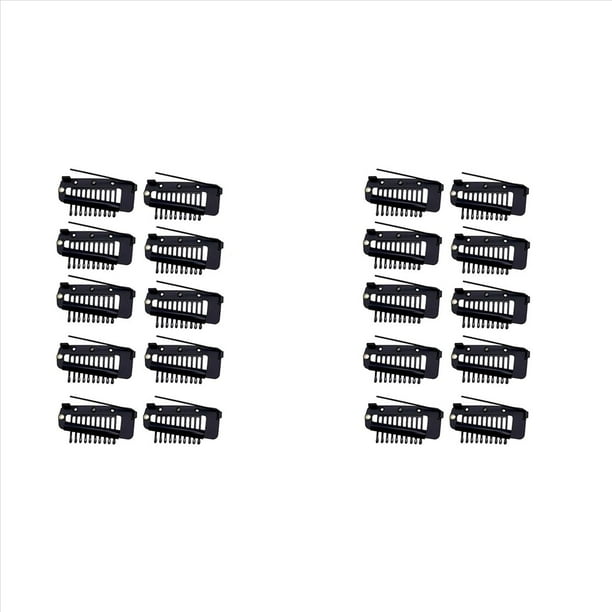 Paquete de 20 Fuertes Clips Chunni con Imperdible, FáCiles de Usar con ConfiguracióN Dupatta, Hijab y Tikka, Color Negro