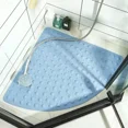 thumbnail image 2 of Washable Corner Shower Carpet Non-Slip Bathroom Corner Mats Shower Mat  Bathroom Rug Bathroom Rug, 2 of 10