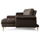 thumbnail image 5 of Sala Modular Doble Chaise Makora Salazar con Memory Foam Color Chocolate Lino Respaldo Reclinable de 3 Posiciones, 5 of 7