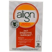 Align Probiotic Supplement 24/7 Digestive Support, 28 Capsules (Pack of 2)