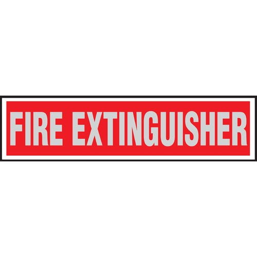 Hy-Ko Fire Extinguisher Sign (Set of 10)