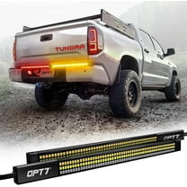 OPT7 Redline Parlux Triple Row LED Tailgate Light Bar for 14-21 Tundra Sequential Amber Turn Signal