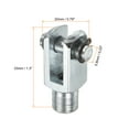 thumbnail image 2 of Uxcell M6x1 Air Cylinder Rod Clevis End Female Thread Y Connector Silver 2 Pack, 2 of 5